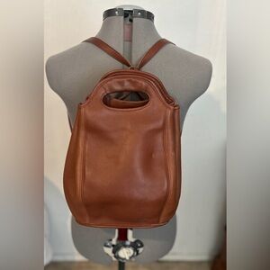 Vintage Pre-1996 Coach Drawstring backpack in British Tan 🔥 like new!!